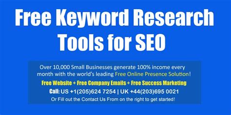 12 Free Keyword Research Tools for SEO of any business website