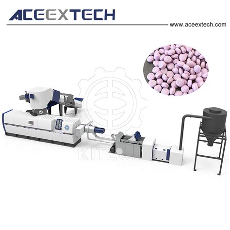 Pp Pe Film Two Extruder Granulation Line Plastic Granulation Machines