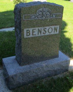 Bertina Genave Benson M Morial Find A Grave