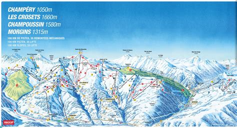 Portes Du Soleil Ski Map