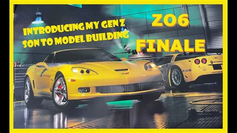 Model Car Building Gen Z Style Corvette Zo6 Finale Youtube