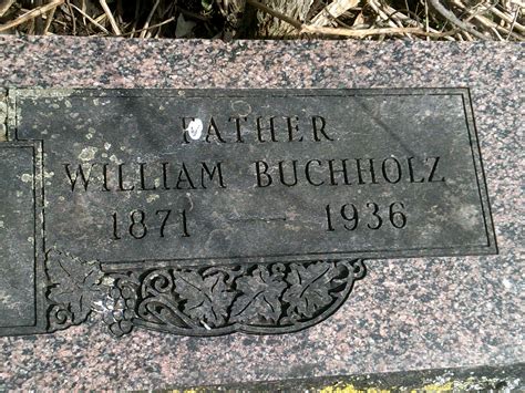 William Henry Buchholz 1871 1936 Mémorial Find a Grave