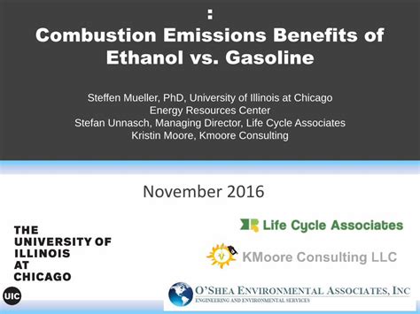 (PDF) Ethanol Combustion Emissions Meeting...Combustion Emissions ...