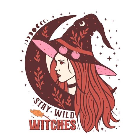 Premium Vector Halloween Witch Png Sublimation Bundle