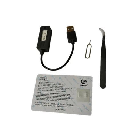 Double SIMHUB Dual SIM Cards Adapter Use Two SIM smartphone mobile ...