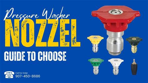 A Simple Guide On Choosing the Right Pressure Washer Nozzle – JPT Tools