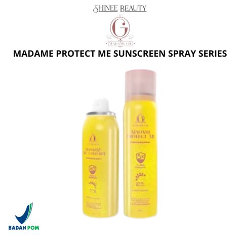 Madame Gie Madame Protect Me Sunscreen Spray Spf Pa X More