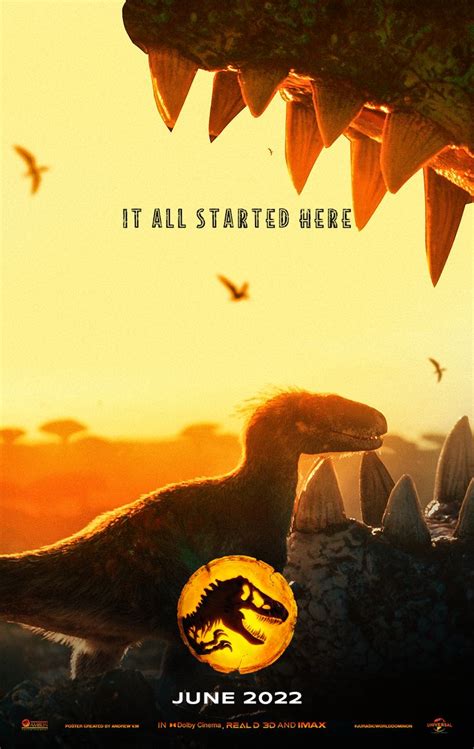 A Movie Poster For The Film Its All Started Here With An Image Of A