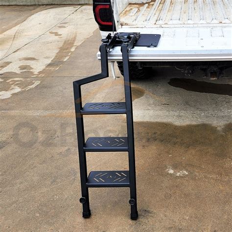 Universal 4x4 Tailgate Foldable 360° Degree Rotate Ladder Heavy Duty