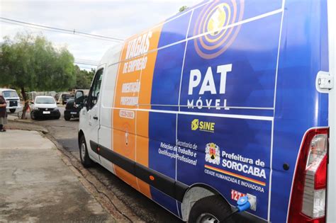 PAT Móvel de Sorocaba estará em cinco endereços na próxima semana