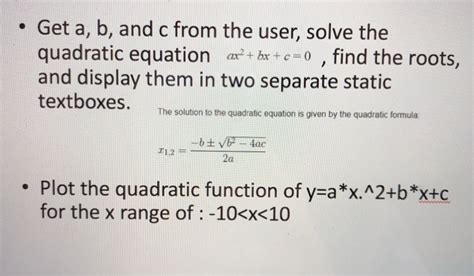 Solve The Following Quadratic Equation In Matlab And Display Their Roots Tessshebaylo