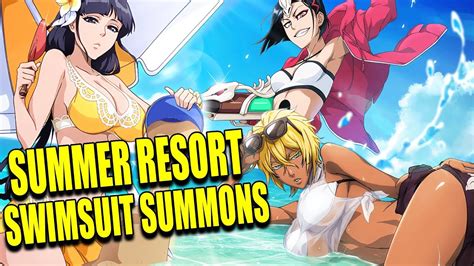 Swimsuit Summons Summer Resort Bleach Brave Souls Youtube