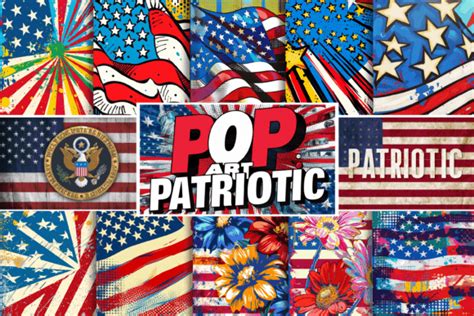 Usa Patriotic Pop Art Graphic By Pro Designer Team · Creative Fabrica