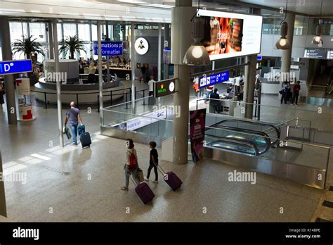 Main International Terminal Departure Hall Near Departure Gates At