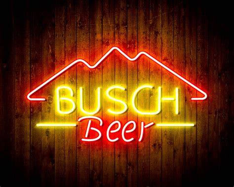 Busch Beer 3 Handmade Led Neon Sign