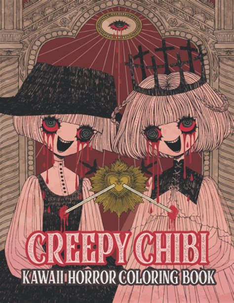 Buy Creepy Chibi Kawaii Horror Coloring Book Unique Colouring Pages