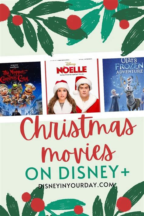 Christmas movies on Disney+ - Disney in your Day | Disney christmas ...