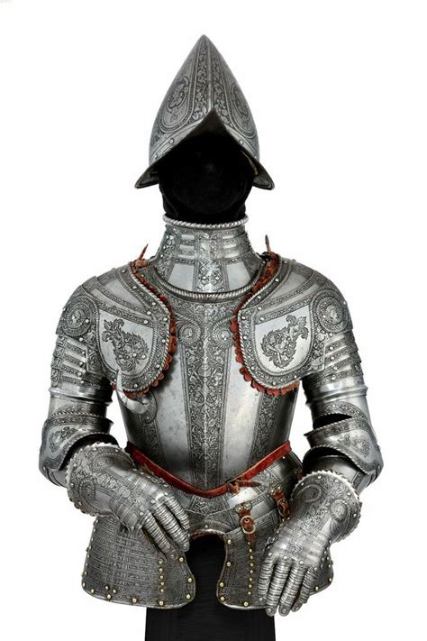 A North Italian Etched Light Cavalry Half Armor C 1570 From The