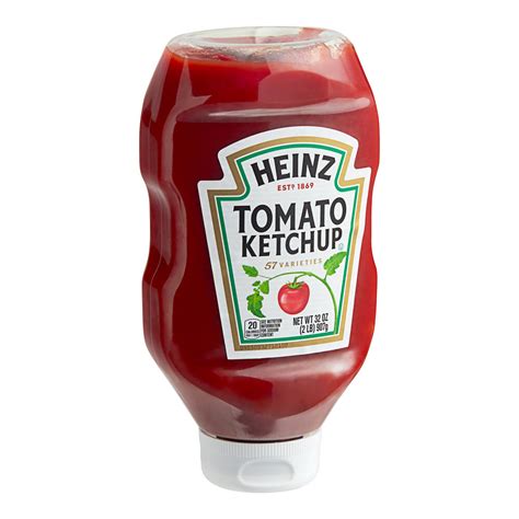 Heinz Ketchup Upside Down Squeeze Bottle Oz