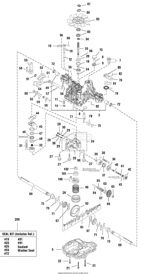 Simplicity Broadmoor Hp Hydro And Mower Deck Parts