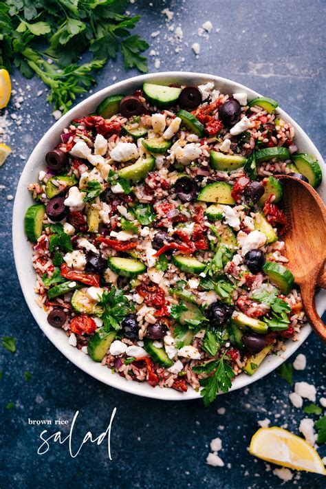 Cold Brown Rice Salad