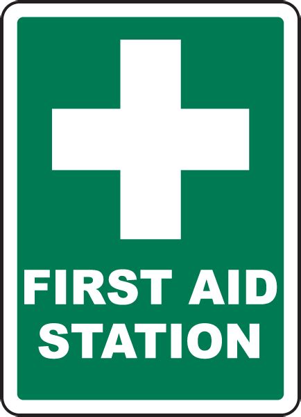 First Aid Station Sign - Save 10% Instantly