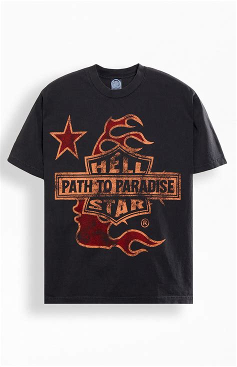 Hellstar Path To Paradise T Shirt Pacsun