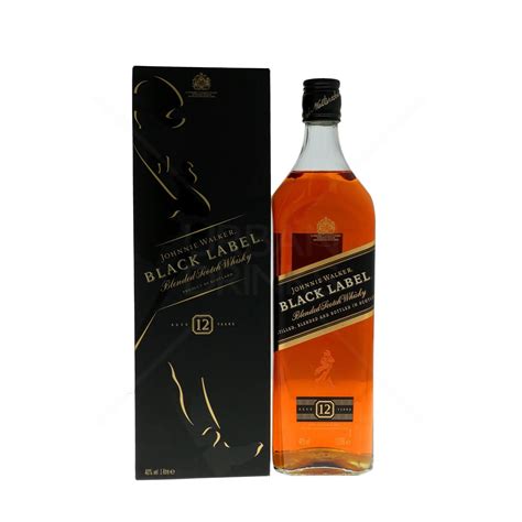 Johnnie Walker Black Label Blended Whisky 1L 40 Vol Johnnie