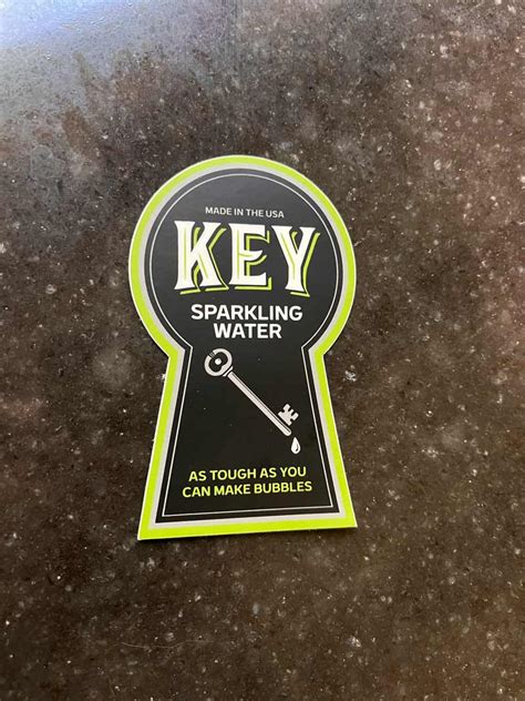 KEY Logo Sticker – Key Sparkling Water