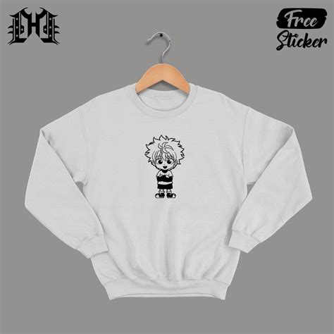 Jual Crewneck Sweater Killua Zoldyck Anime Hunter X Hunter Shopee