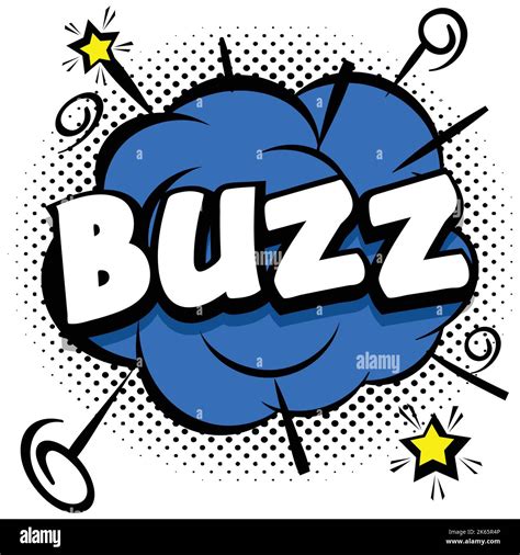 Buzz Comic Bright Template With Speech Bubbles On Colorful Frames