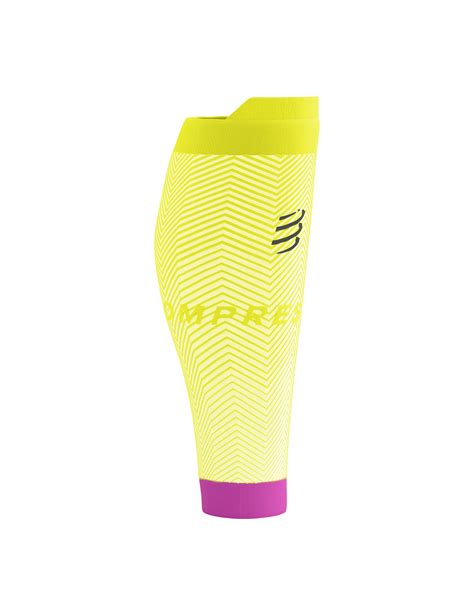 R Oxygen Safe Yellow Pantorrilleras De Compresi N Compressport