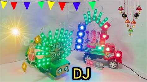 New Gauri Ganesh Murti Dj Trolley Navratri Radha Krishna Trolly Mini