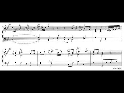 Händel Suite in B flat major HWV 440 arr for Clarinet Quartet III