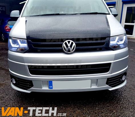 Vw T Fitted With Lower Sportline Bumper And Light Bar Led Drl