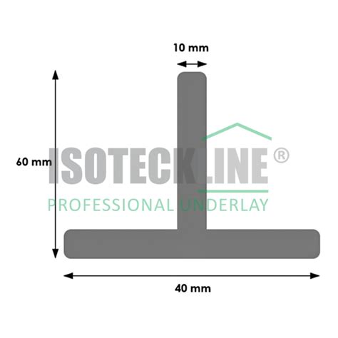 Profil T Rost Dilatatie 2000 X 7 Mm Polietilena Expandata Isoteckline