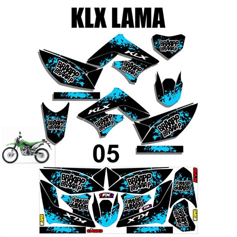 Jual COD Sticker Striping Lis Variasi KLX 150 S KLX L KLX LAMA