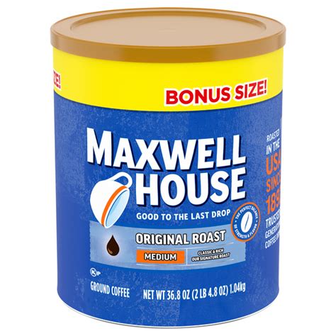 Save On Maxwell House Original Medium Roast Coffee Ground Order