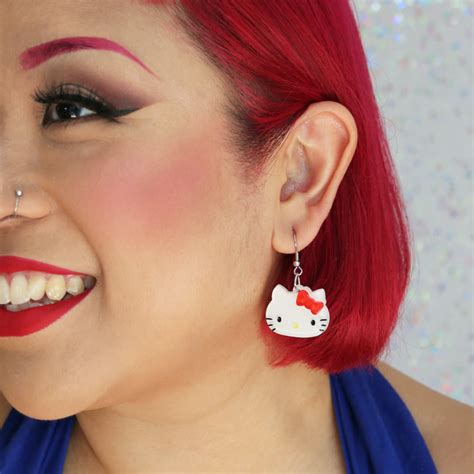 Hello Kitty Drop Earrings Gacha Mart