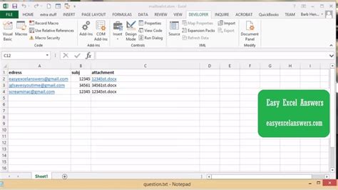 Send Emails With An Attachment From Excel List Artofit