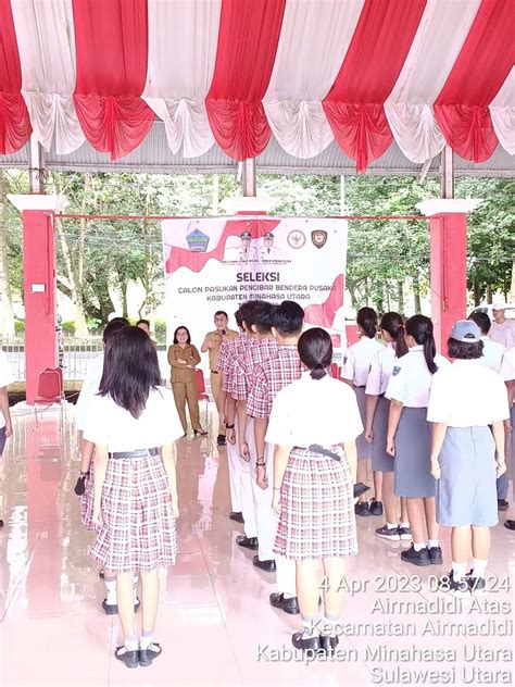 Dibuka Sekda Minut Seleksi Paskibraka Diikuti Oleh Siswa