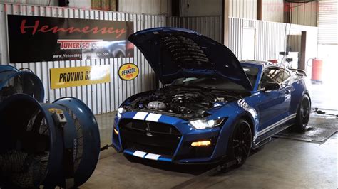 Stock 2020 Ford Mustang Shelby Gt500 Hits The Dyno Lays Down 7085 Rwhp Autoevolution