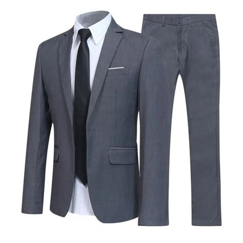 Terno De Smoking Masculino Regular Fit Conjunto De Jaqueta E Cal As