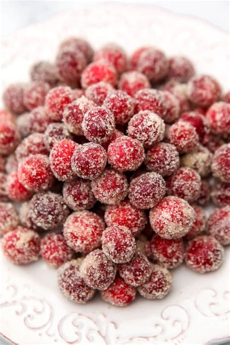 Sugared Cranberries The Hidden Veggies