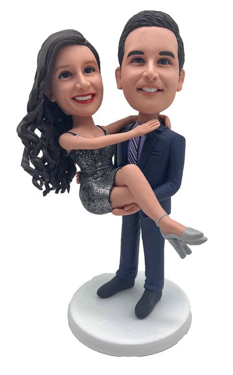 Custom Cake Topper Groom Carrying Bride Wedding Figurines BW19 139