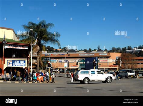 Street scene, Mbabane, Swaziland Stock Photo - Alamy