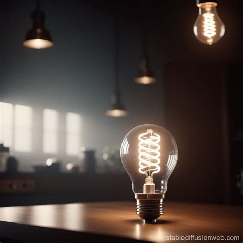 Lightbulb Thought Bubble Industrial Design Inspiration Stable