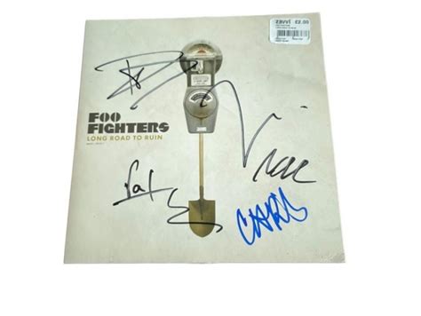 Foo Fighters Signed Long Road To Ruin Vinyl Charitystars