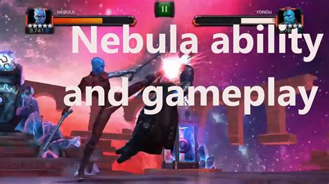 Nebula Ability And Gameplay Marvel Contest Of Champion Youtube