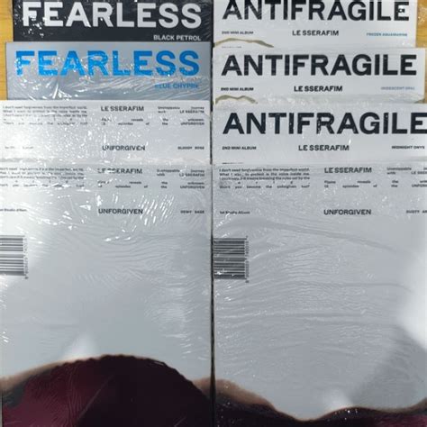 Jual Album Only Le Sserafim Fearless Antifragile Unforgiven No